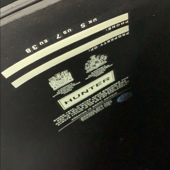 NIB Womens Hunter Boot Original Tall Matte Black - Picture 6 of 6